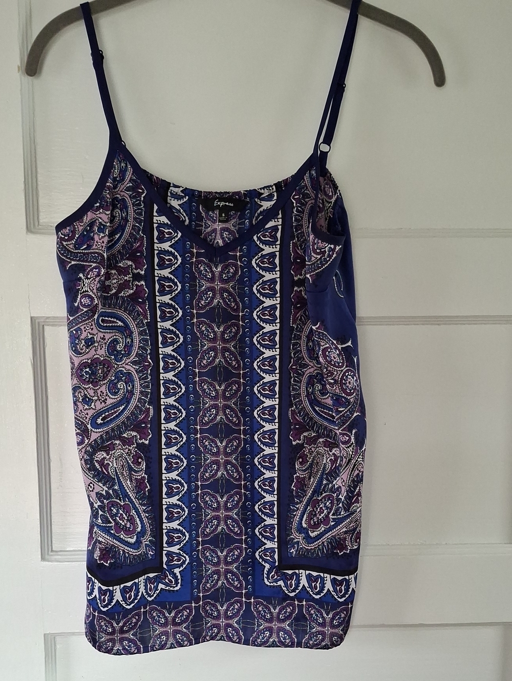 Express Blue and Purple Paisley Cami